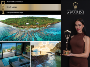 Swell lodge wins global luxury wilderness lodge award
